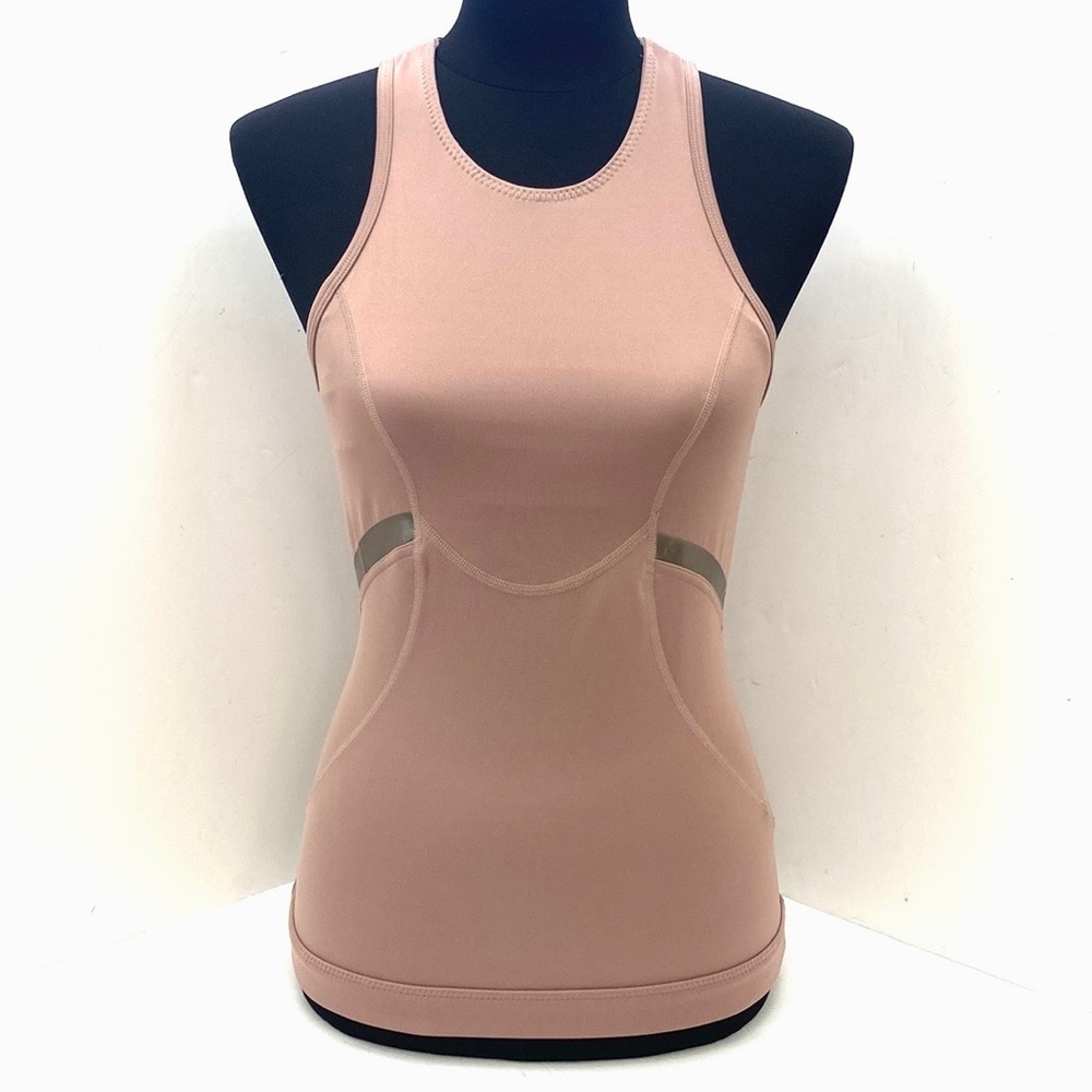 Adidas by Stella McCartney Women's Powder Pink OpenBack Sports Tank Top